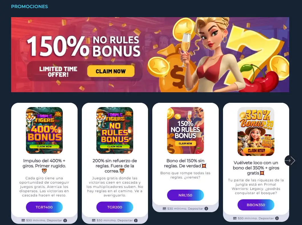 Promociones de Digits 7 con códigos y condiciones publicadas